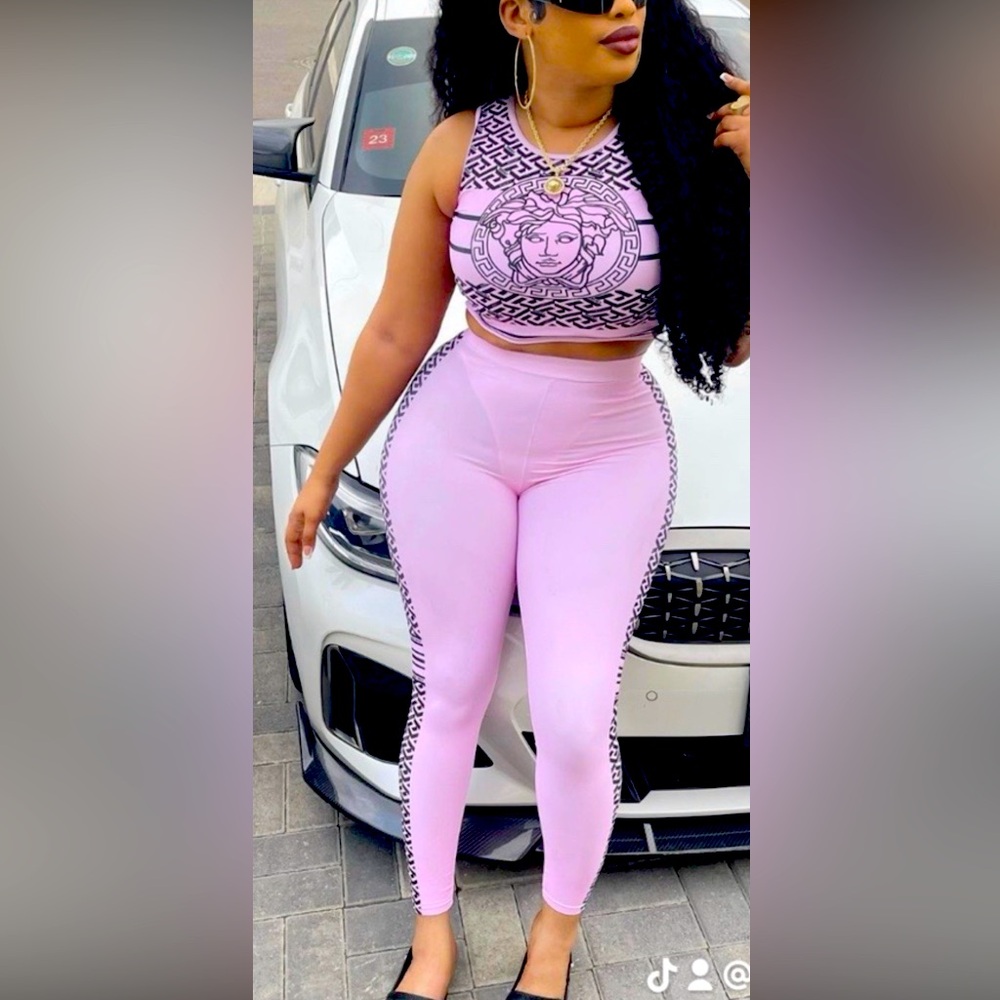 Nice Cool Pink Casual On The Go Set